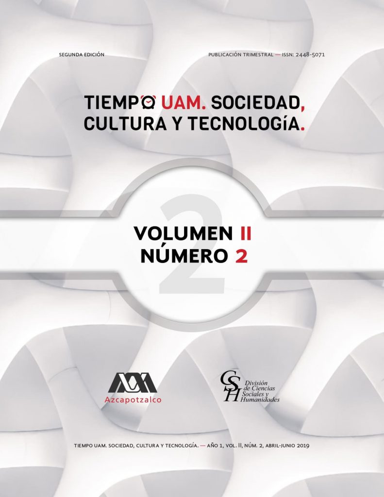 Portada Revista TIEMPO UAM. vol.II, núm. 2